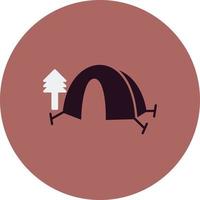 Tent Vector Icon