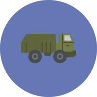 icono de vector de camión militar