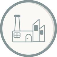 Sustainable factory Vector Icon