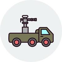 Armored Vehicle Vector Icon