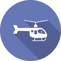 icono de vector de helicóptero