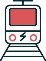 Electrictrain Vector Icon