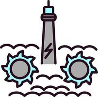 Hydropower Vector Icon