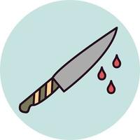 icono de vector de cuchillo