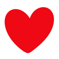 ícone de coração vermelho. png