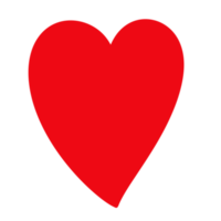 ícone de coração vermelho. png