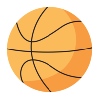 ícone de basquete dos desenhos animados. png