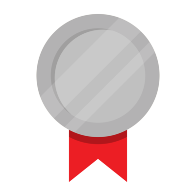Silver Medal PNGs for Free Download