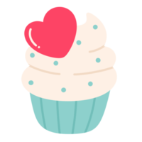 icône de cupcake heureuse saint valentin. png