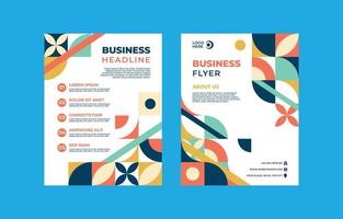 Flat Style Business Flyer vector