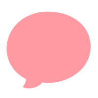 colorful speech bubble. png