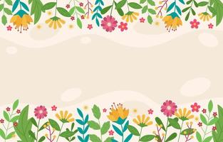 Spring Border Background vector