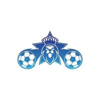 vector de símbolo y diseño de icono de logotipo de fútbol