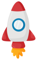 Rocket space ship take off icon png