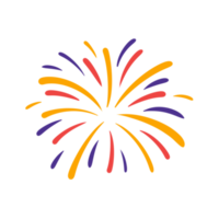 Colourful fireworks icon. png