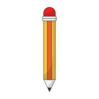 icône de crayon de dessin animé. png