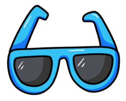 cartone animato occhiali da sole icona. png