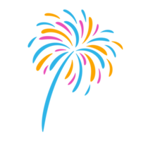 Colourful fireworks icon. png