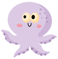 Oktopus-Cartoon-Symbol png