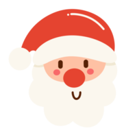 Head Santa claus christmas icon. png