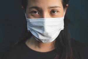 corona virus protection mask banner panoramic medical personnel protective equipment photo