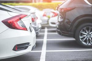 Park the car at the mall. photo