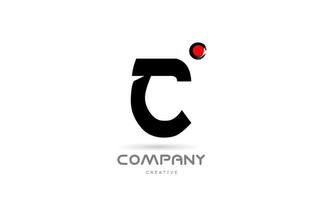 diseño de icono de logotipo de letra de alfabeto c simple en blanco y negro con letras de estilo japonés. plantilla creativa para negocios y empresas. vector