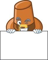 Brown Pilgrim Hat Vector