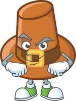 Brown Pilgrim Hat Vector