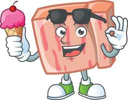 Fresh Meat Cartoon Vector