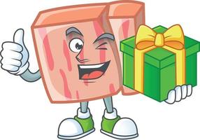 Fresh Meat Cartoon Vector