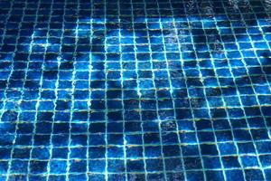 Swimming pool with beautiful clear water photo