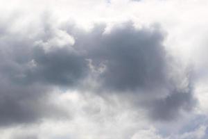 Stormy weather and dark clouds photo