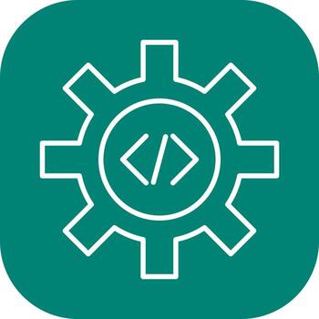 Unique Code Optimization Vector Icon