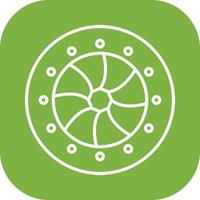 Unique Optical Diaphram Vector Icon