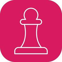 Unique Pawn Vector Icon