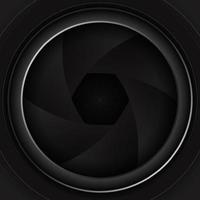 Abstract Camera Shutter Background vector