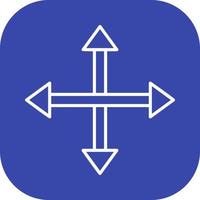 Unique Move Vector Icon