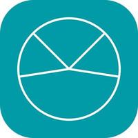 Pie Chart Analysis Vector Icon