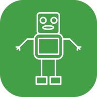 Unique Robot Vector Icon