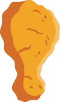 Fried chicken leg png