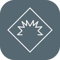 Danger of Welding Flash Vector Icon