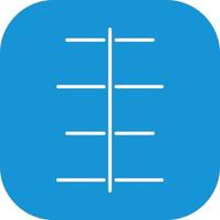 Unique Center Align Vector Icon