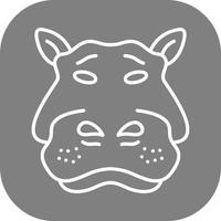 Hippo Vector Icon