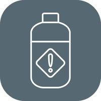 Pesticide Bottle Vector Icon