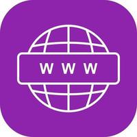 World Wide Web Vector Icon