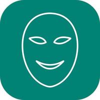 Ancient Face Mask Vector Icon