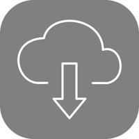 Download from Cloud Vector Icon