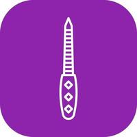 Nail File Vector Icon