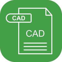 icono de vector de cad